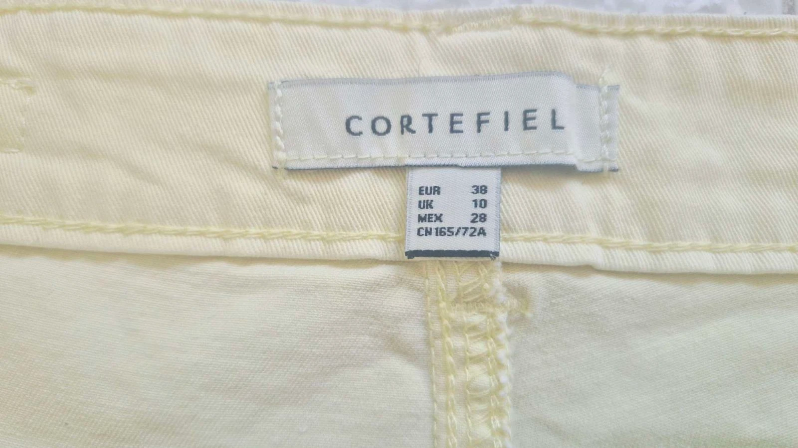 Lichte gele Cortefiel shorts 38 – photo 7